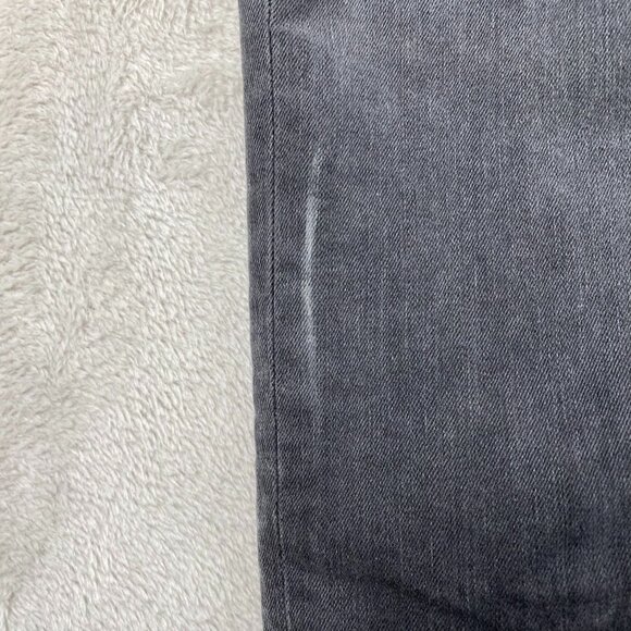 Free People Women's Jeans Size 27 Black Bootcut Frayed Hem Denim - Picture 9 of 10